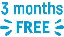 3 months free